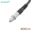 Self-latching metal female socket power connector 14pins