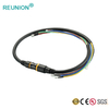 REUNION P Series 5PIns Plastic Push-Pull Self-Locking Connectors support Custom Cable Assembly