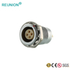 Circular Push-Pull Connectors Panel Mount Assembly Cale Metal Data Bus Connectors