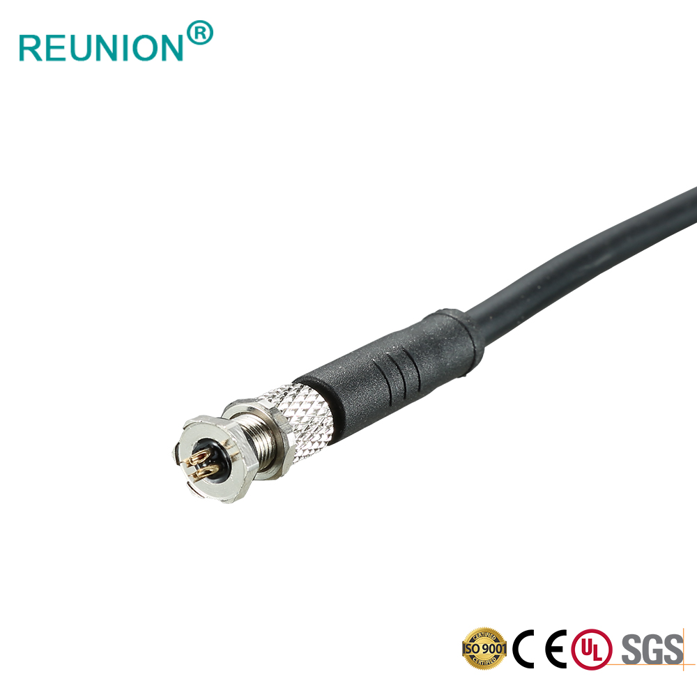 IP67 Waterproof 3pin Assembled M8 Connector Screw Wiring Field Installation Connectors Industrial connector