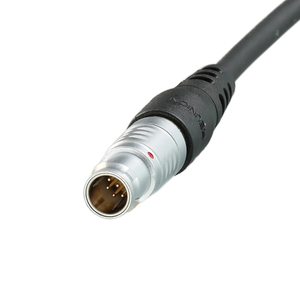 Metal Shell Full Shielding Harness Connector Straight Plug with Cable Assembly
