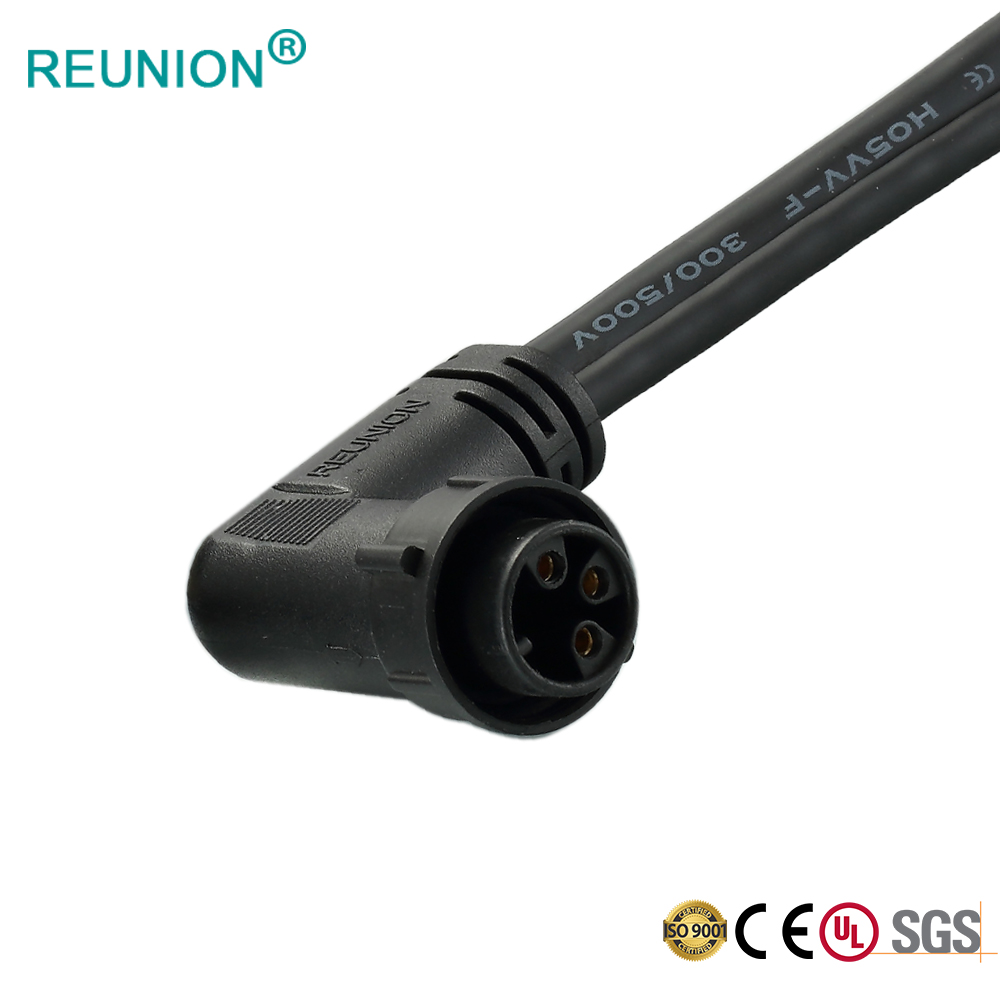 Shenzhen Factory supplier cheapset 1M series plastic connector with terminal IP67 waterproof outdoor led light