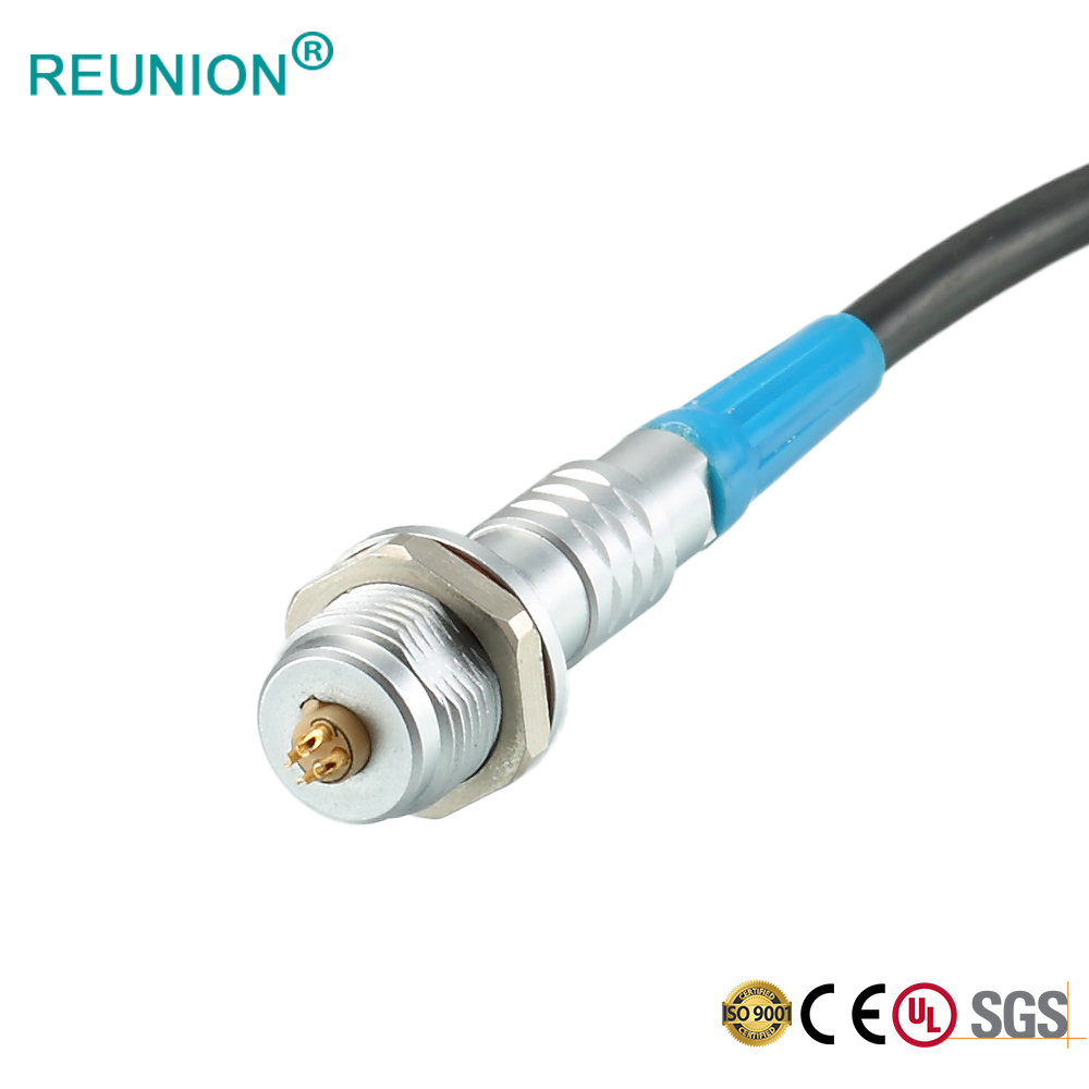 K Series Push-Pull Self-Latching System Full EMC Shielding Metal Circular Connector