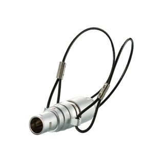 Quick locking push pull welding cable connector with multi-pole