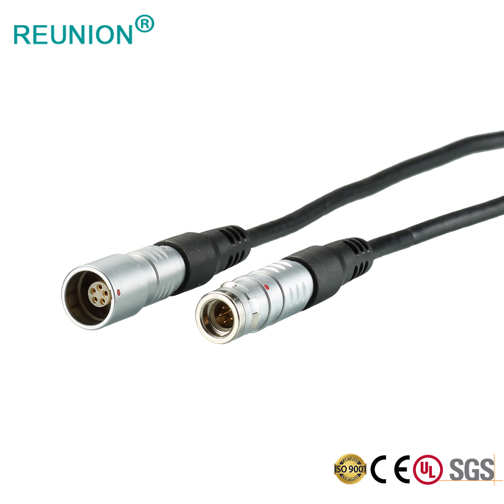10Pins Circular Couplers Straight Plug IP67 Waterproof Underground Connectors