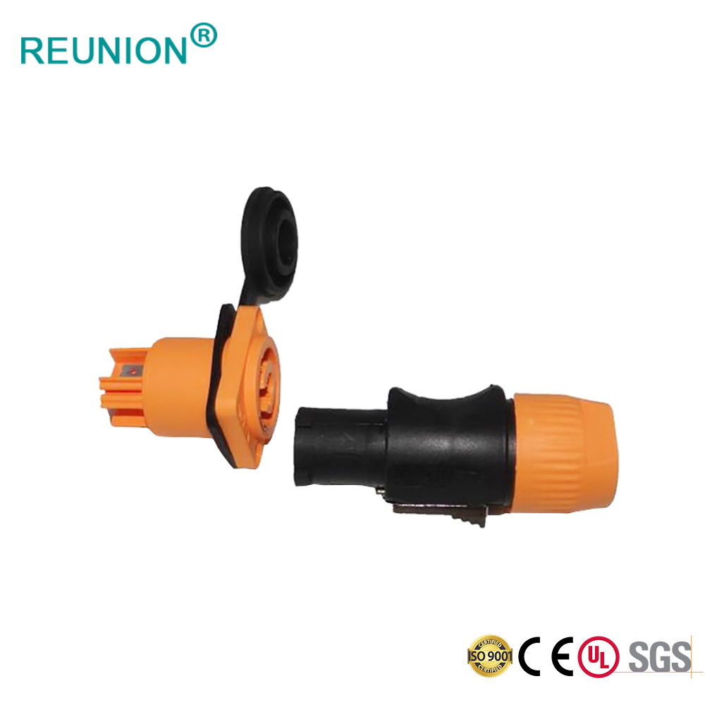 3Pin Waterproof Electronic Connector for LED Panel Light 30A Power Adapter