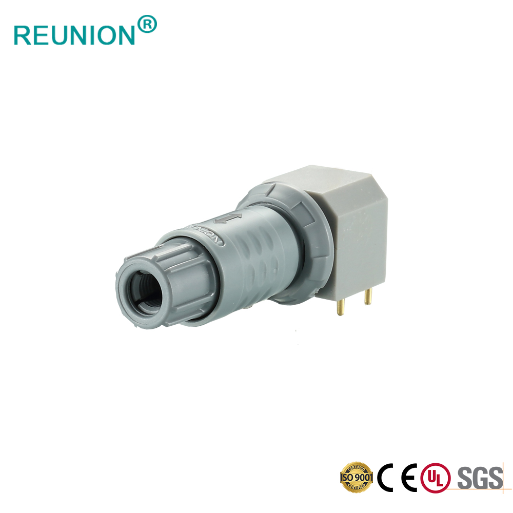 Multi-color Avoide Mismating Push Pull Quick Lock Electrical Plastic Cable Connector