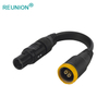 Plastic Circular Couplers Quick/easy Push-pull Connector Miltipole with Key to Avoid Mistake in
