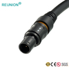 Cable mount male and female push-pull connectors for Test and measurement equipment