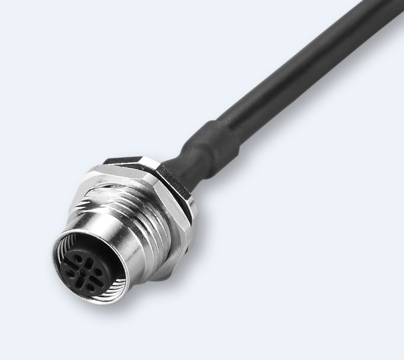 REUNION M5 Series-China manufacture High quality small sensor 3 pin power m8 shielding straight connector 