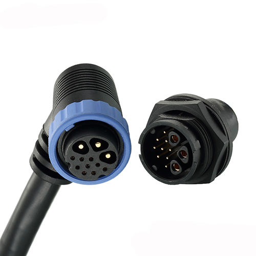 High quality cable joint waterproof electrical coupler hybrid pins connectors