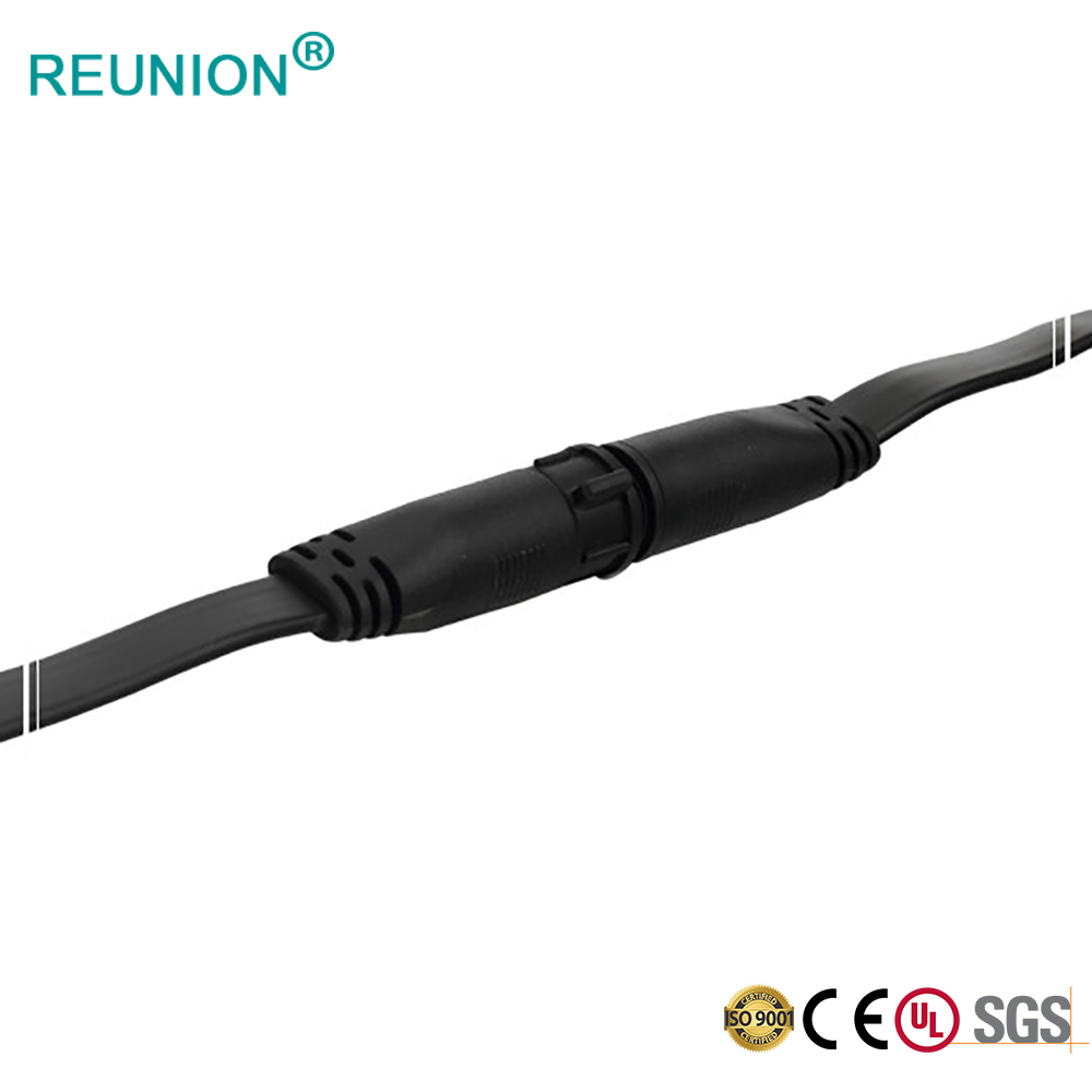 REUNION offer cheapest IP67 waterproof screw connectors M series 6pins hybrid 2+4 connector