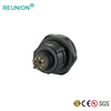 Shenzhen Factory supplier 1M series screw connector with wire terminal IP67 waterproof outdoor application