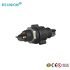 IP67 waterproof hybrid power and signal connector assembly