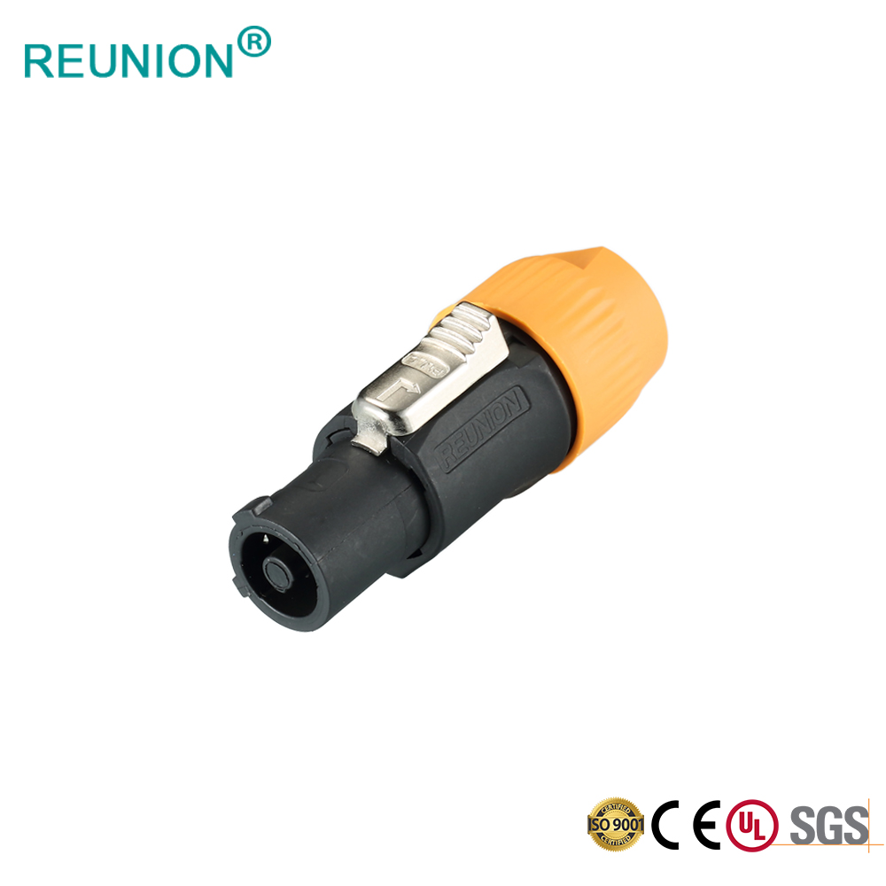 REUNION 3N Series IP67 Power Supply Connector for Audio & Video