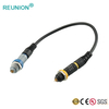 1P Series Female Connectors PCB Solder 8pins Medical Connector