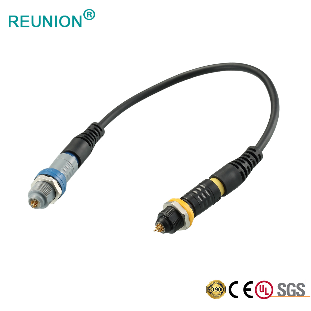 Push-pull connector plastic male and female medical plug in Shenzhen Reunion company