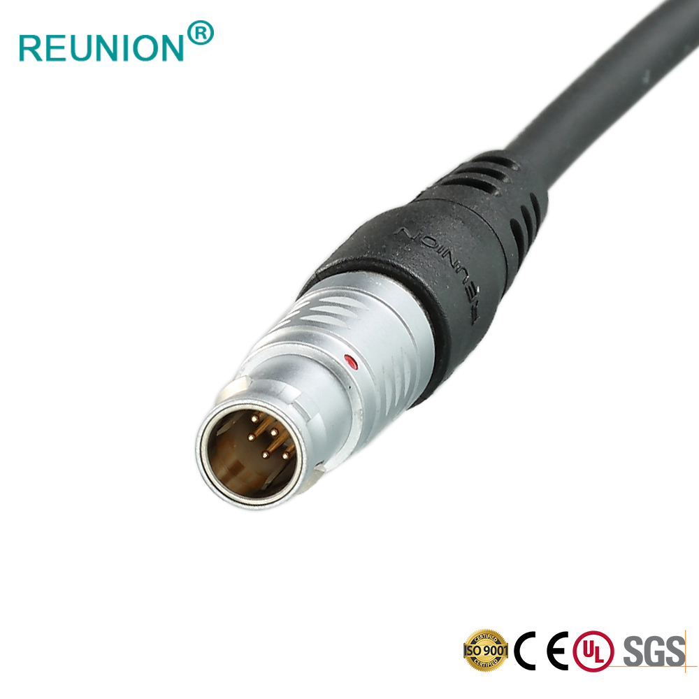 3pins connector cable assembly electrical terminal male and female adapter industrial couplers